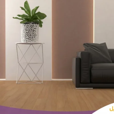 أرضيات شرائح الفينيل خشب لغرفة مقاس 3×3