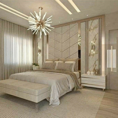 تصميم داخلي لغرفة نوم مقاس 3×3