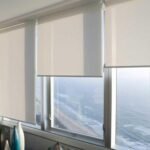 ستائر رول السنسكرين شفاف مقاس 250x200